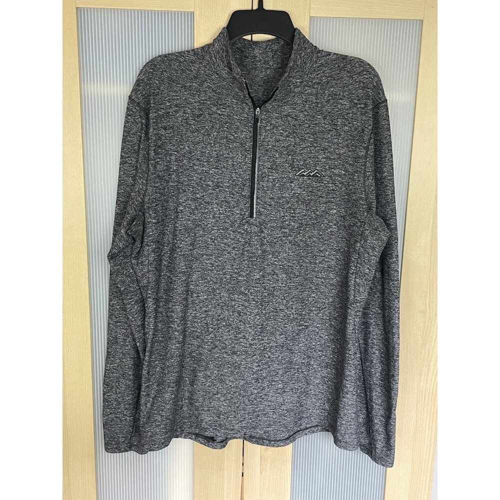 Lululemon‎ Pullover Mens L Gray Surge Warm 1/2 Zip Long Sleeve Running Golf Top